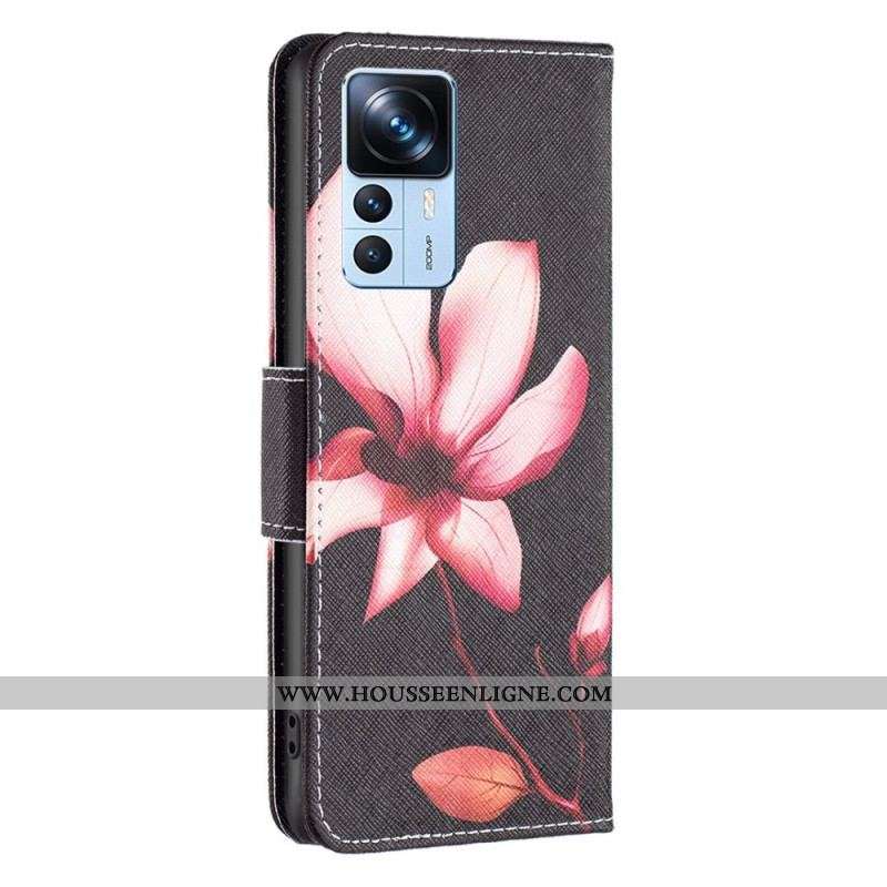 Housse Xiaomi 12T / 12T Pro Fleur Rose