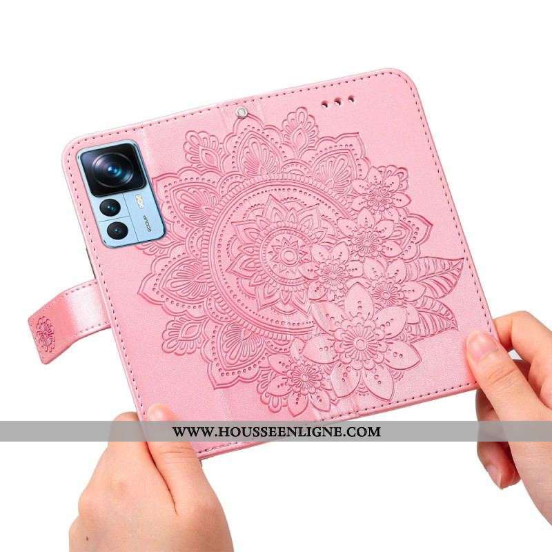 Housse Xiaomi 12T / 12T Pro Mandala à Lanière