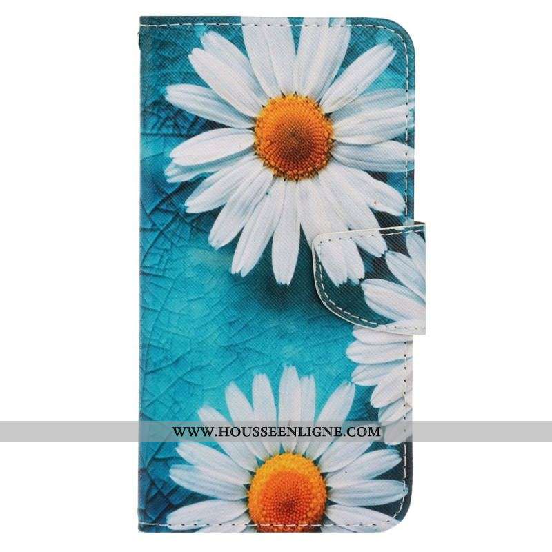 Housse Xiaomi 12T / 12T Pro Marguerite à Lanière
