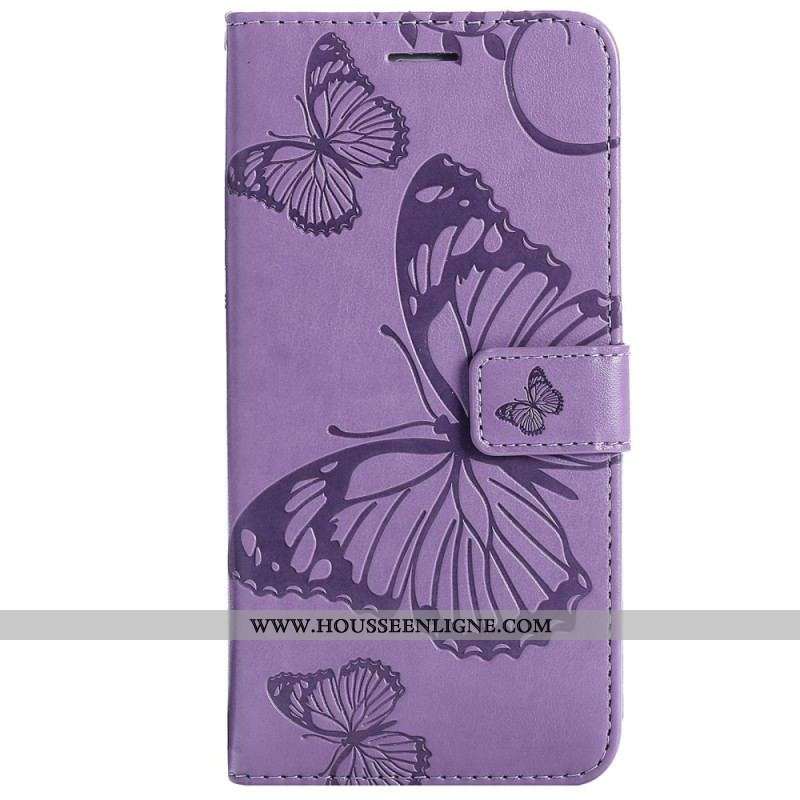 Housse Xiaomi 12T / 12T Pro Papillons Géants à Lanière