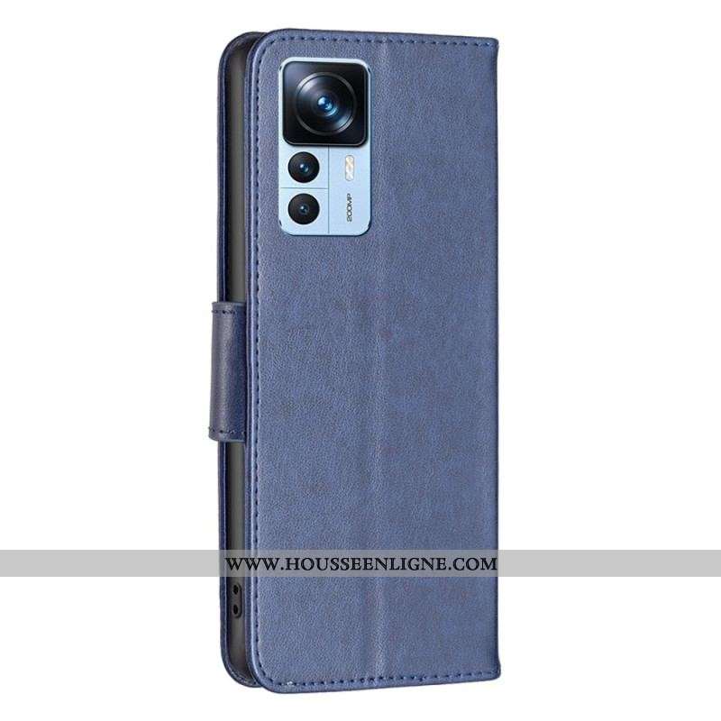 Housse Xiaomi 12T / 12T Pro Papillons à Lanière