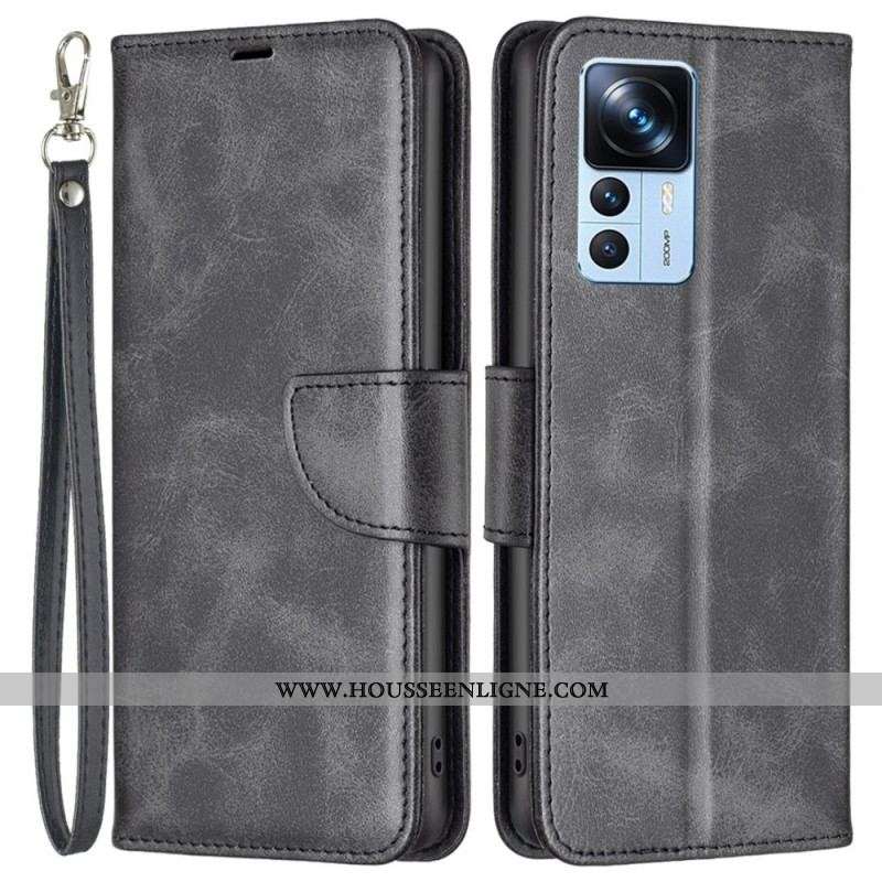 Housse Xiaomi 12T / 12T Pro Simili Cuir Lisse