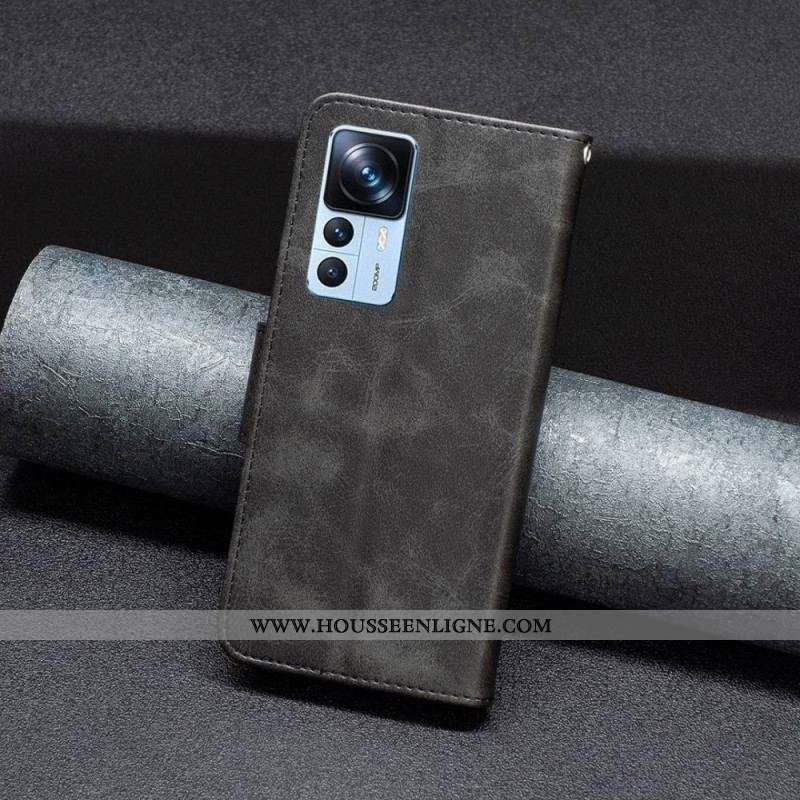 Housse Xiaomi 12T / 12T Pro Simili Cuir Lisse