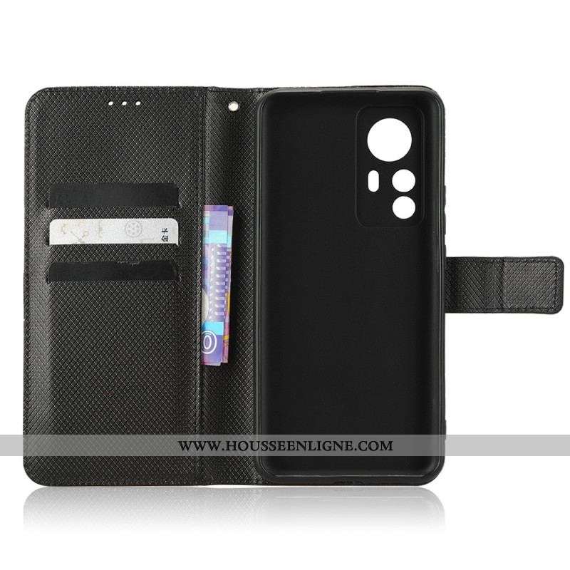 Housse Xiaomi 12T / 12T Pro Simili Cuir à Lanière