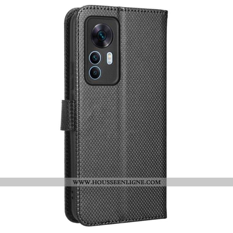 Housse Xiaomi 12T / 12T Pro Simili Cuir à Lanière