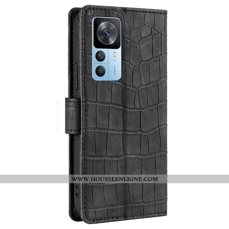 Housse Xiaomi 12T / 12T Pro Skin-Touch Crocodile