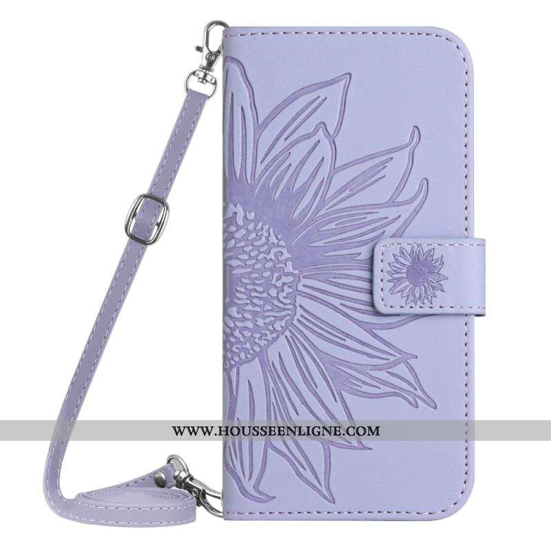 Housse Xiaomi 12T / 12T Pro Tournesol et Bandoulière