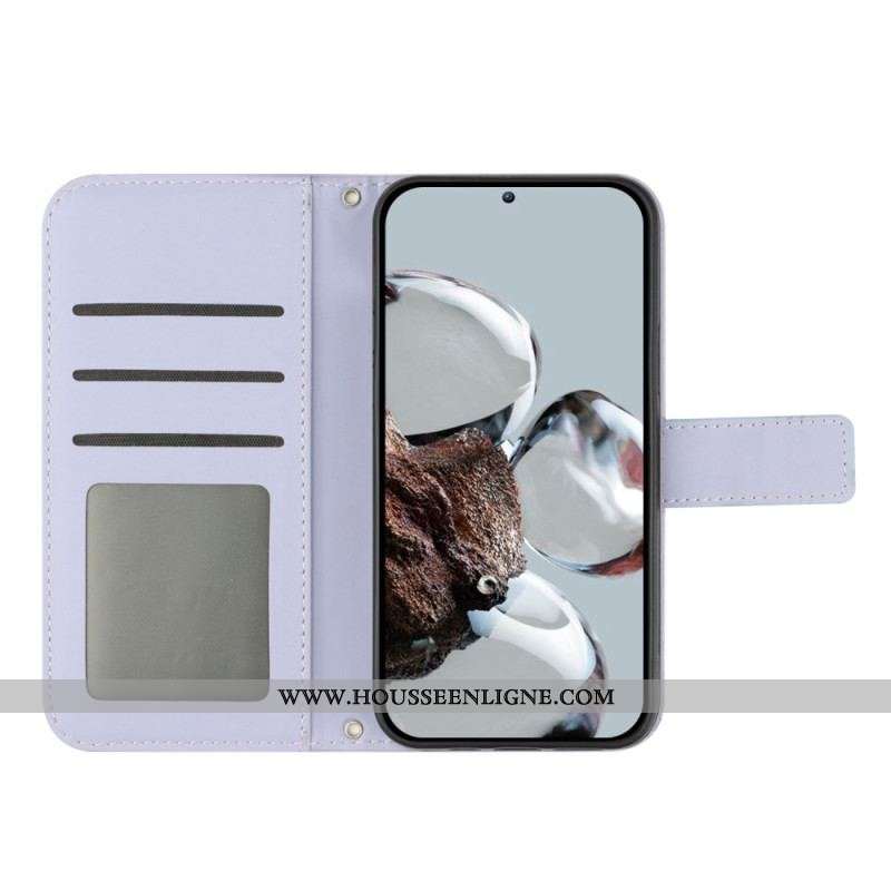 Housse Xiaomi 12T / 12T Pro Tournesol et Bandoulière