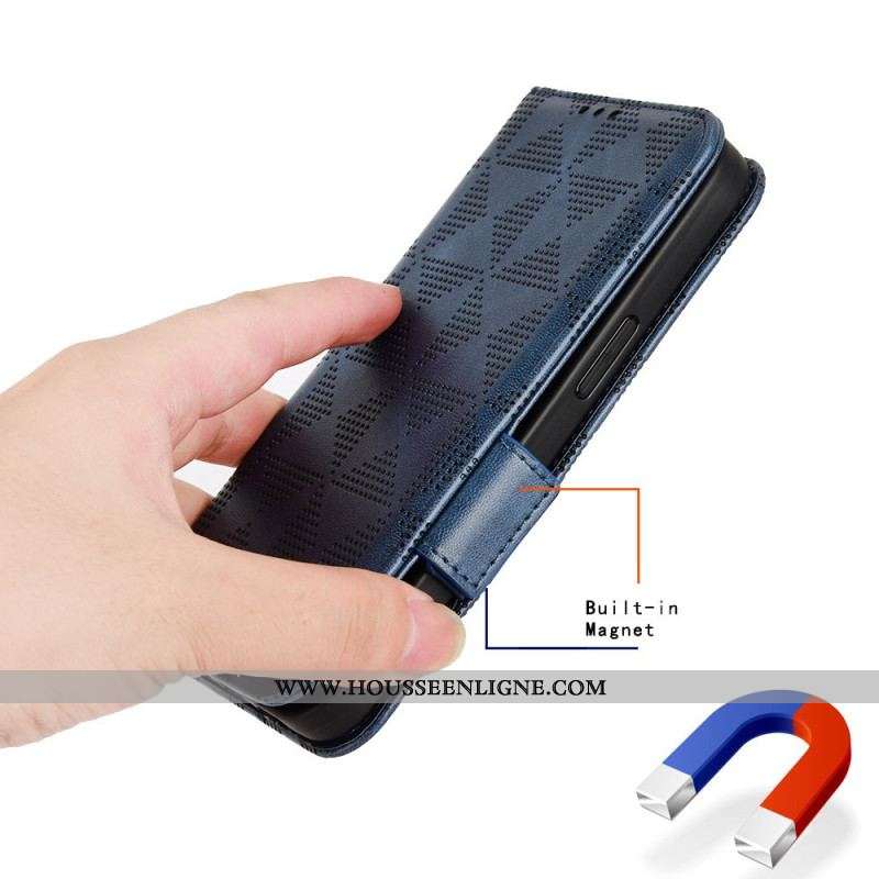 Housse Xiaomi 12T / 12T Pro Triangles Style Rétro