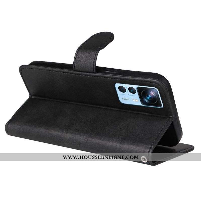 Housse Xiaomi 12T / 12T Simili Cuir avec Lanière