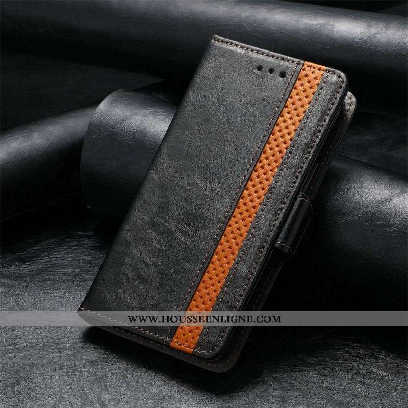 Housse Xiaomi 13 Bicolore Double Fermoir