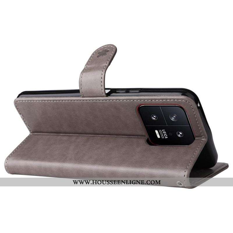 Housse Xiaomi 13 Chat et Abeille à Lanière