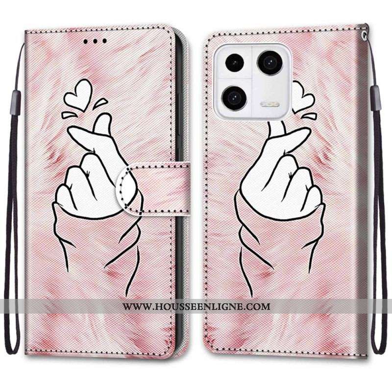 Housse Xiaomi 13 Finger Heart
