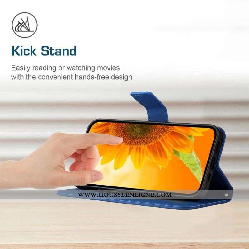 Housse Xiaomi 13 Fleur avec Bandoulière