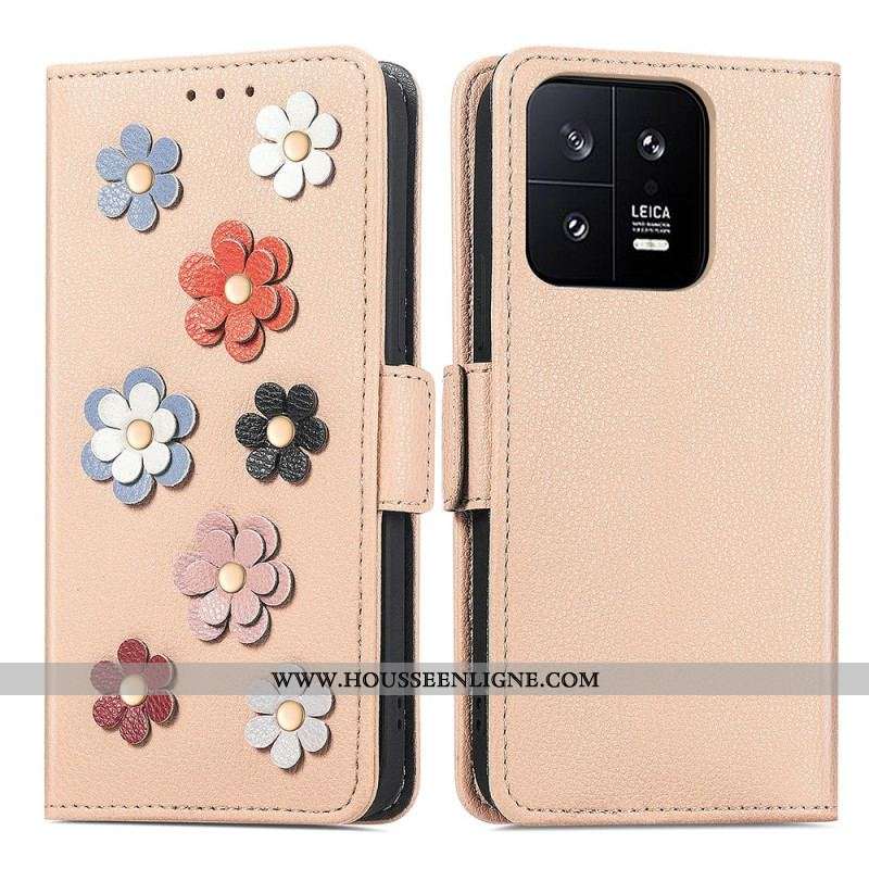 Housse Xiaomi 13 Fleurs Décoratives