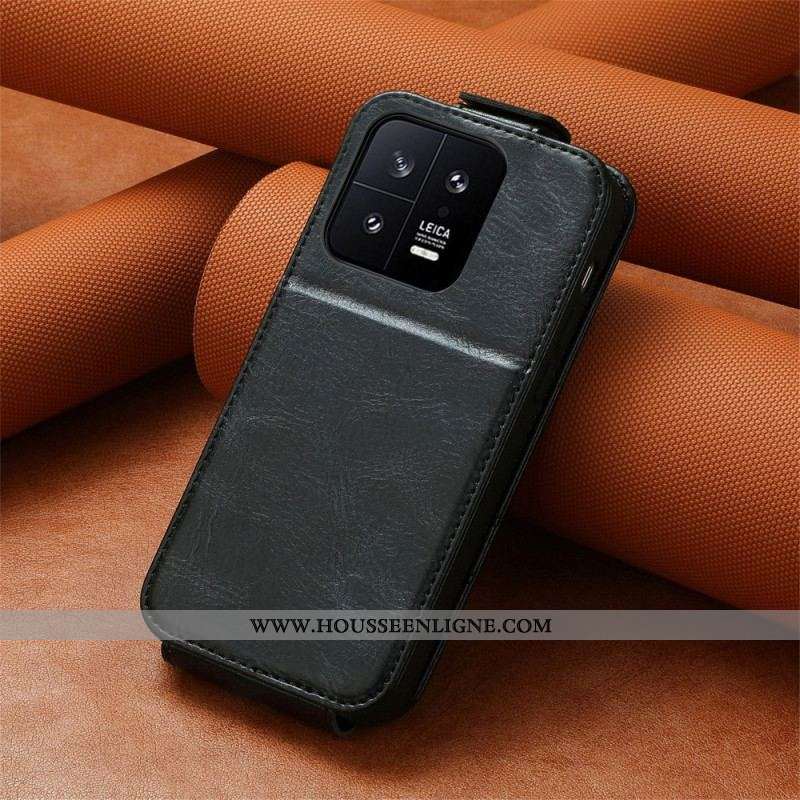 Housse Xiaomi 13 Flip Verticale avec Portefeuille