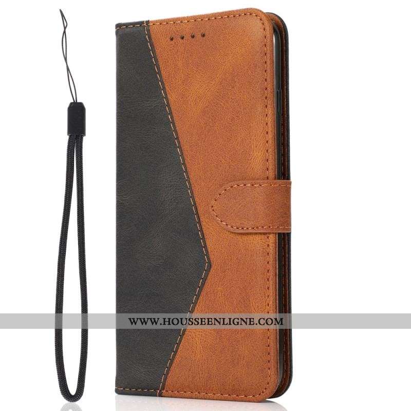 Housse Xiaomi 13 Lite Bicolore à Lanière