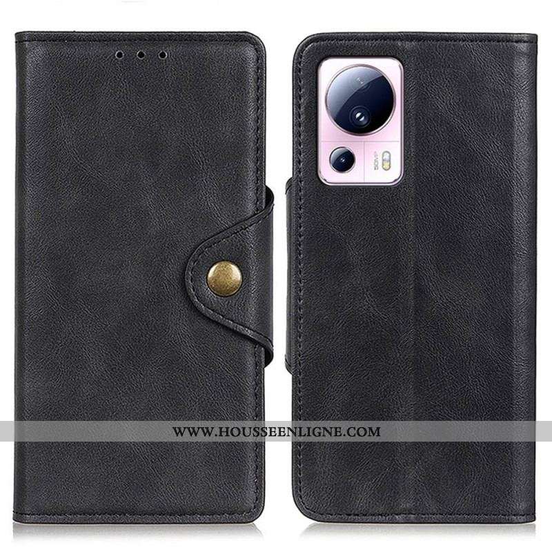 Housse Xiaomi 13 Lite Bouton Magnétique