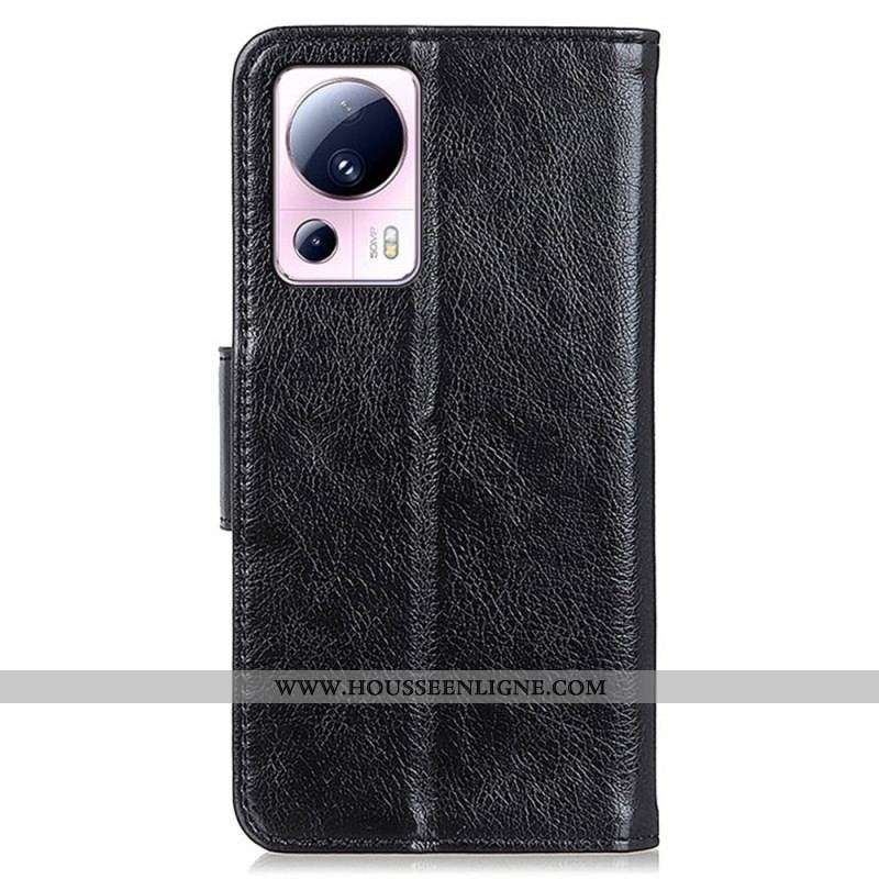 Housse Xiaomi 13 Lite Cuir Nappa Fendu