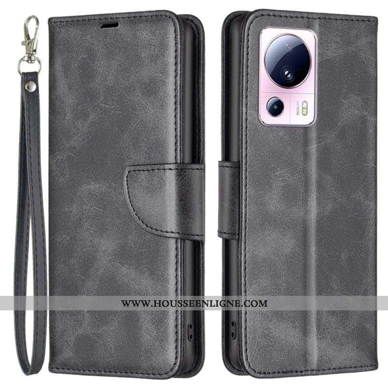 Housse Xiaomi 13 Lite Fermoir Oblique