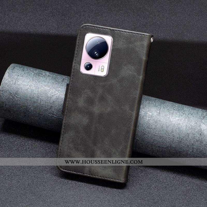 Housse Xiaomi 13 Lite Fermoir Oblique