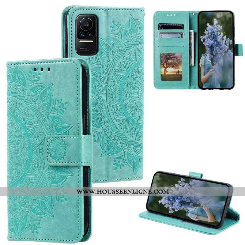 Housse Xiaomi 13 Lite Mandala Soleil avec Lanière