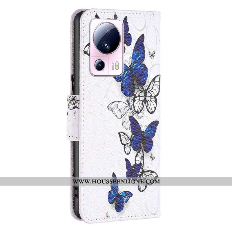 Housse Xiaomi 13 Lite Papillons Colorés