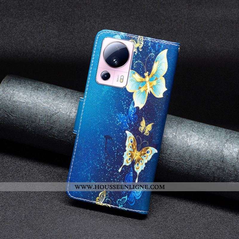 Housse Xiaomi 13 Lite Papillons