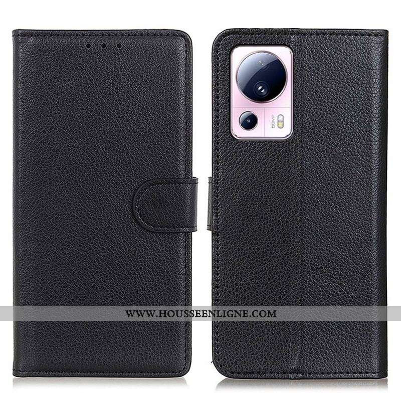 Housse Xiaomi 13 Lite Simili Cuir Traditionnel