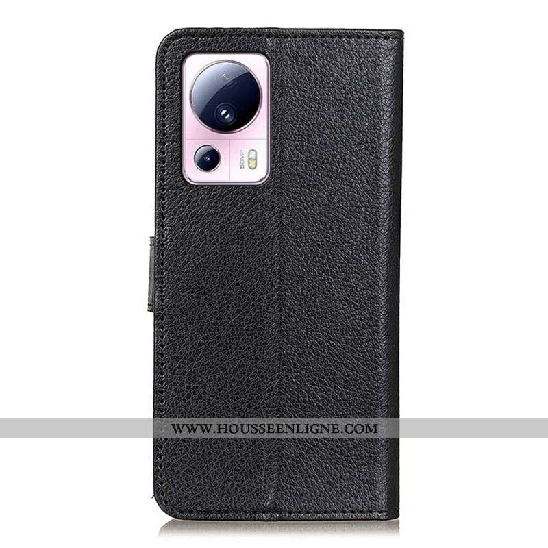 Housse Xiaomi 13 Lite Simili Cuir Traditionnel