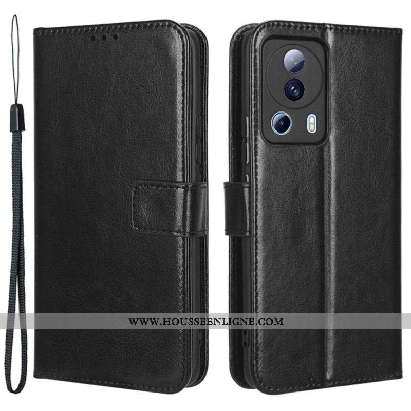 Housse Xiaomi 13 Lite Simili Cuir à Lanière