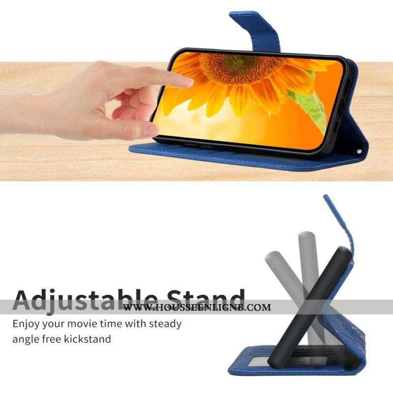 Housse Xiaomi 13 Lite Tournesol avec Lanière