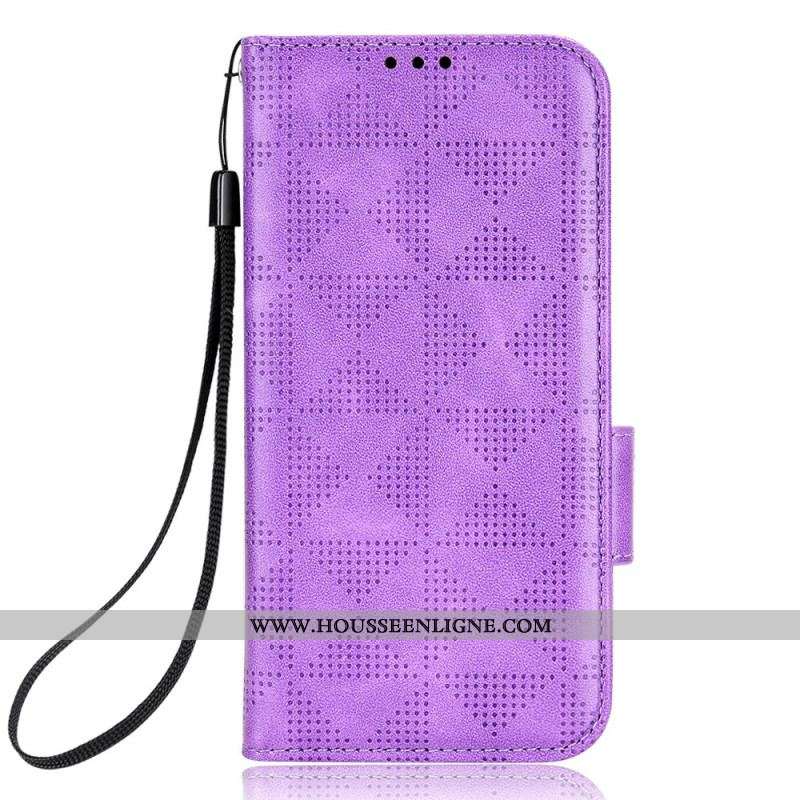 Housse Xiaomi 13 Lite Triangles avec Lanière