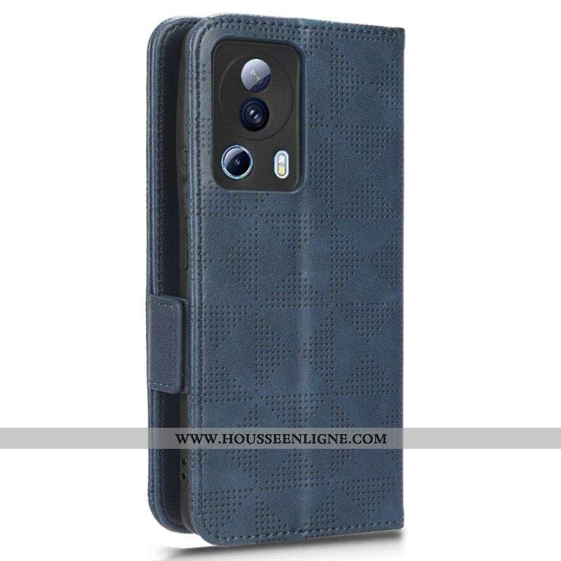 Housse Xiaomi 13 Lite Triangles avec Lanière