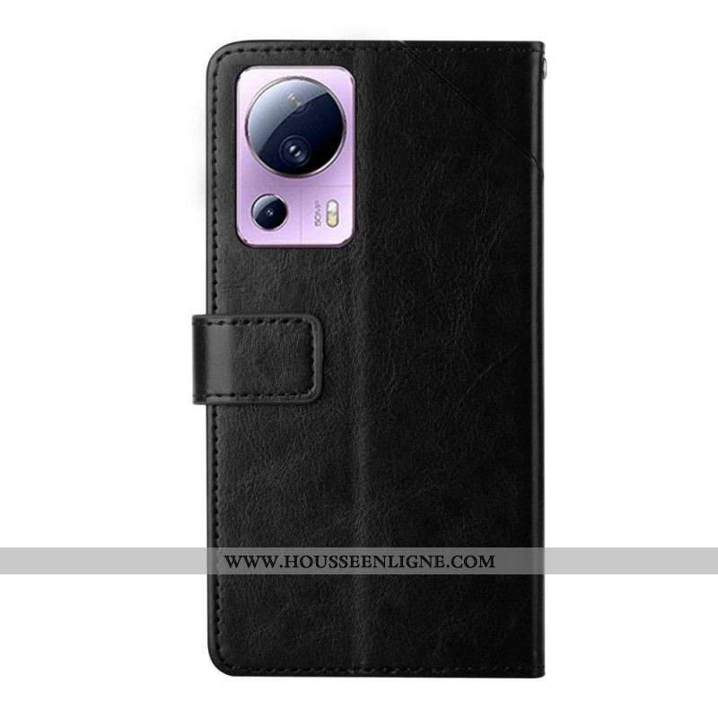 Housse Xiaomi 13 Lite Y Design à Lanière