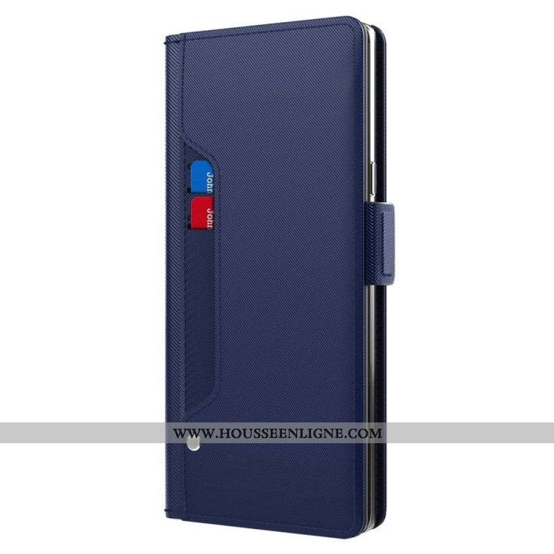 Housse Xiaomi 13 Miroir et Porte-Cartes Amovible