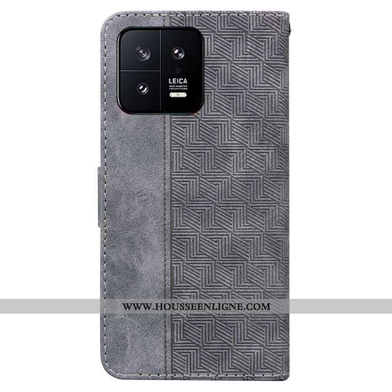Housse Xiaomi 13 Motif à Lanière