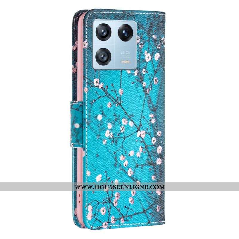 Housse Xiaomi 13 Pro Branches Fleuries