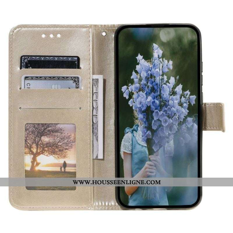 Housse Xiaomi 13 Pro Mandala Soleil avec Lanière