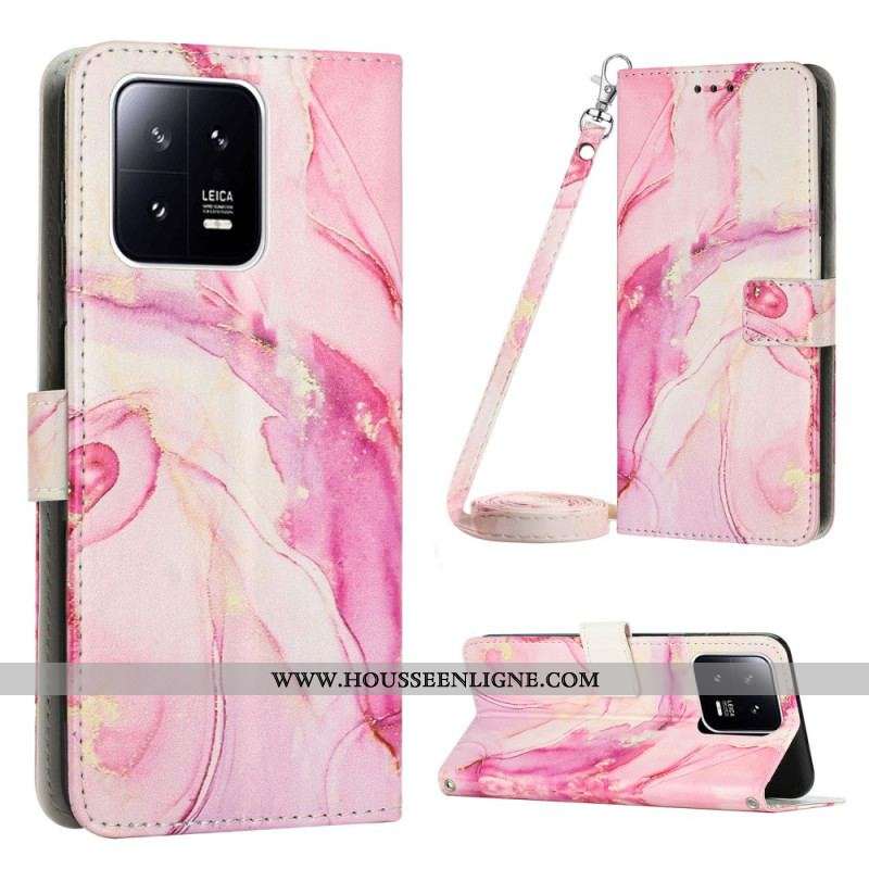 Housse Xiaomi 13 Pro Marbre à Bandoulière
