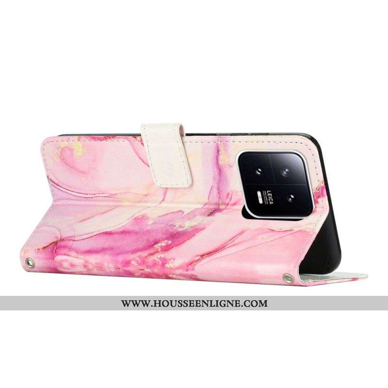Housse Xiaomi 13 Pro Marbre à Bandoulière