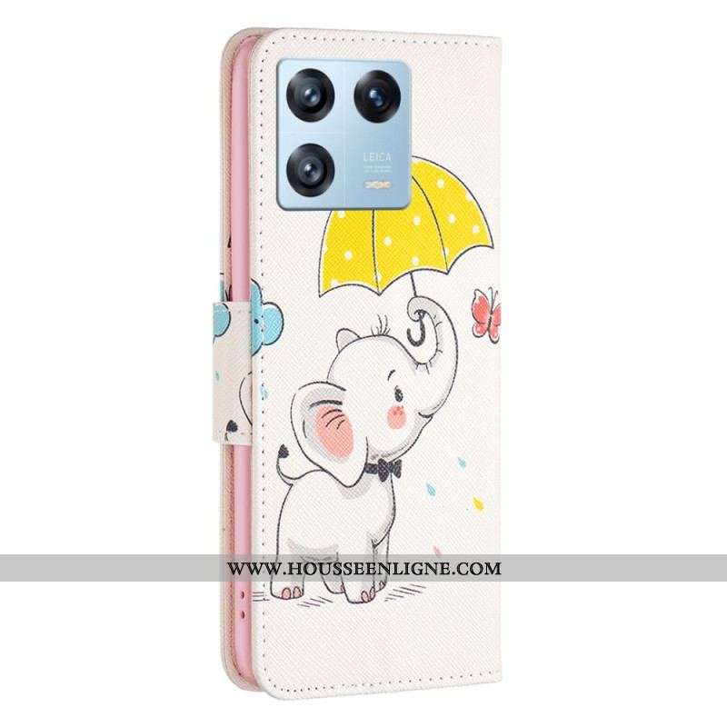 Housse Xiaomi 13 Pro Papillon Parapluie