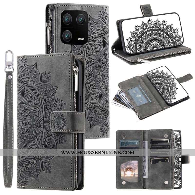 Housse Xiaomi 13 Pro Portefeuille Mandala