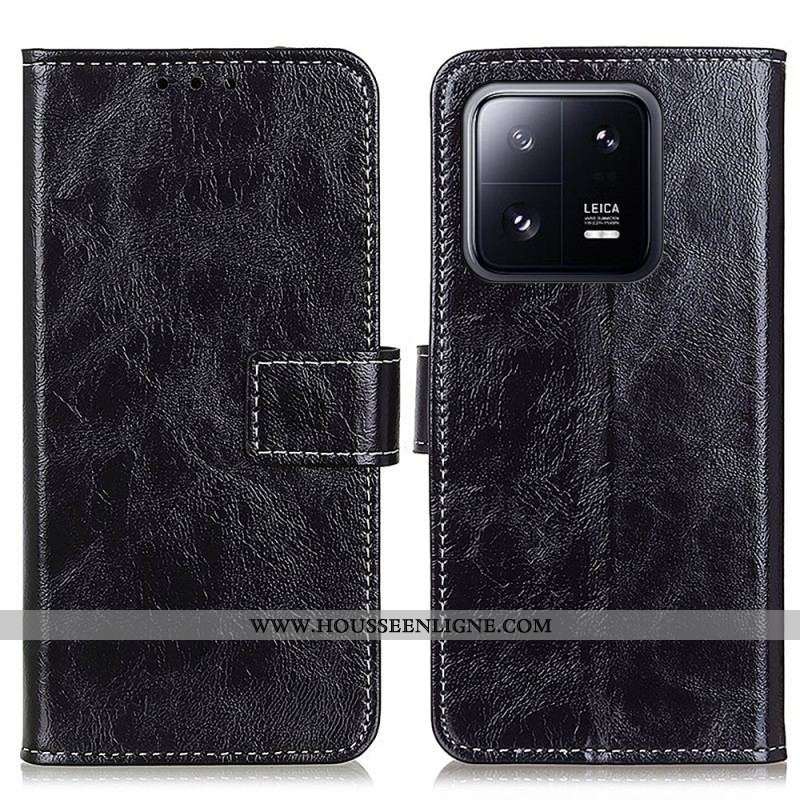 Housse Xiaomi 13 Pro Vernie avec Coutures Apparentes
