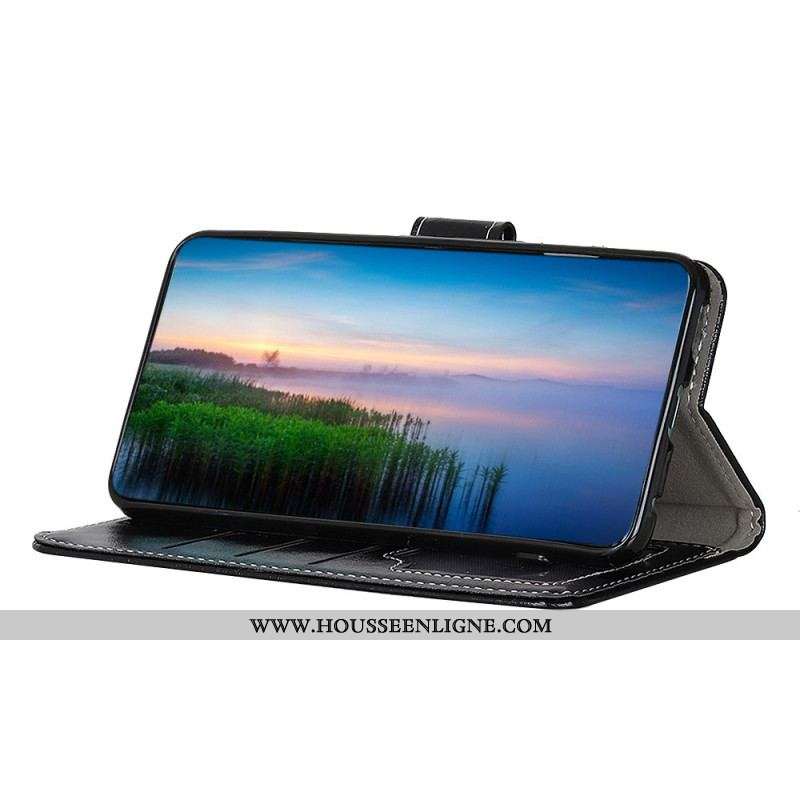 Housse Xiaomi 13 Pro Vernie avec Coutures Apparentes