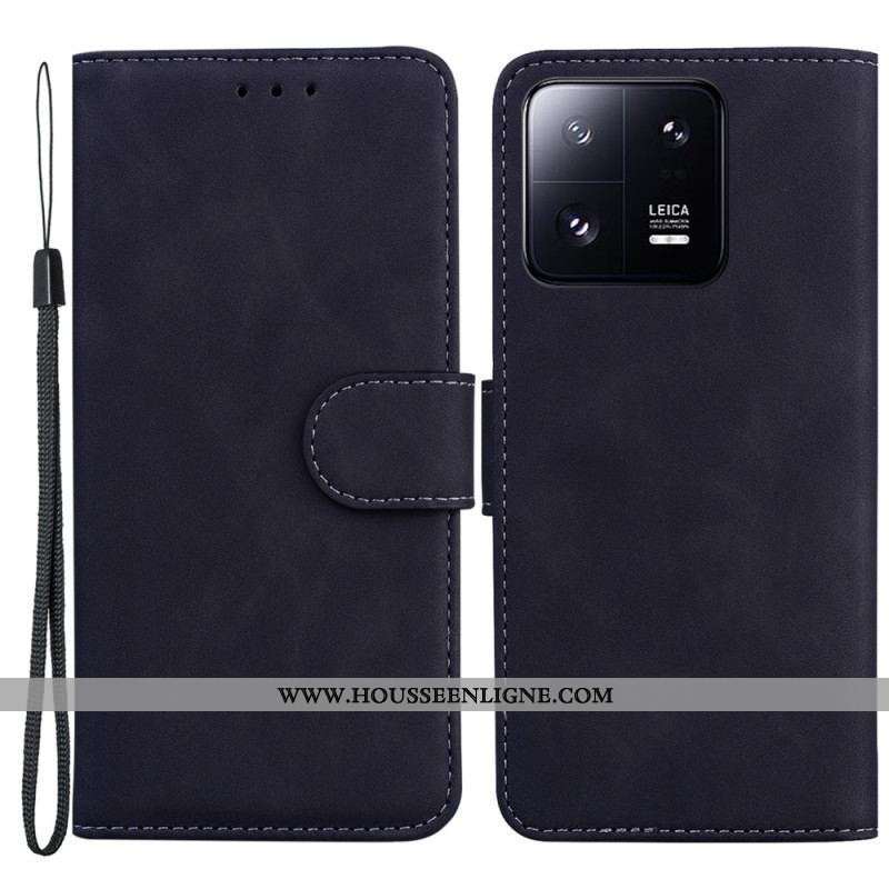 Housse Xiaomi 13 Pro Vintage à Lanière
