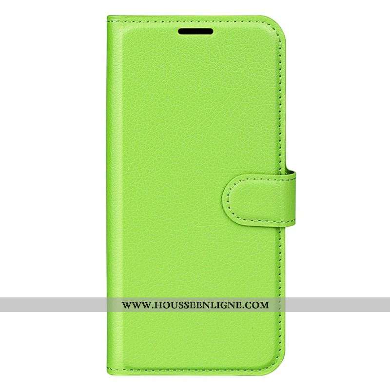 Housse Xiaomi 13 Simili Cuir Litchi Classique