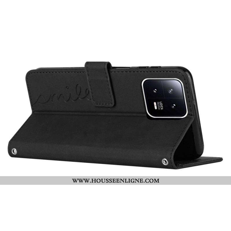 Housse Xiaomi 13 Smile avec Lanière