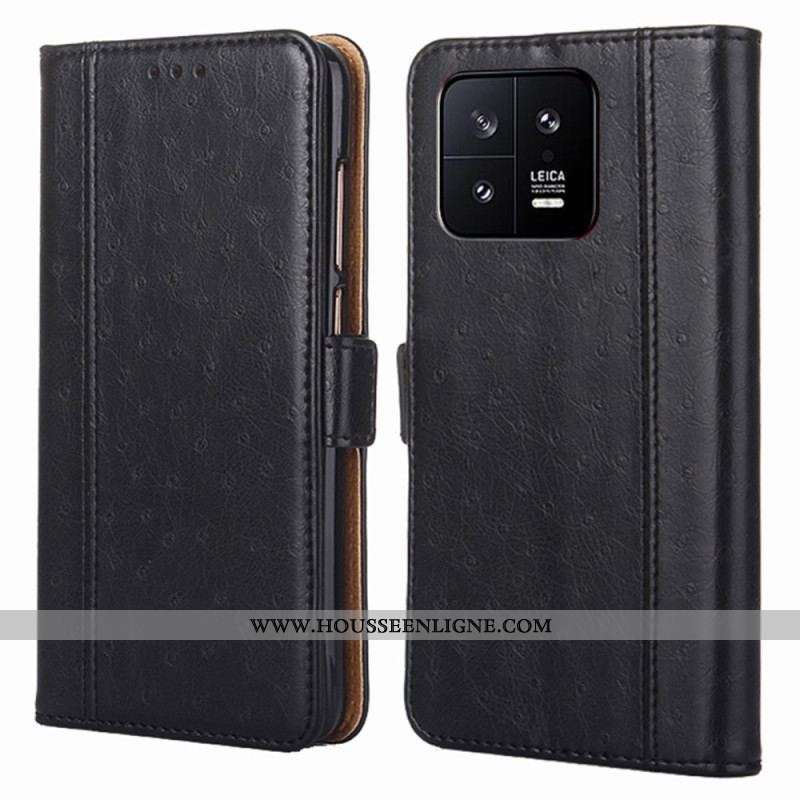 Housse Xiaomi 13 Texture Peau d'Autruche