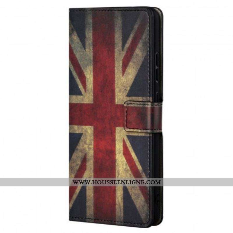 Housse Xiaomi Note 11 / 11s Drapeau Angleterre à Lanière